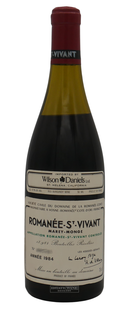 Domaine de la Romanee Conti Saint Vivant Grand Cru 1984 750ml [High Shoulder] - 1