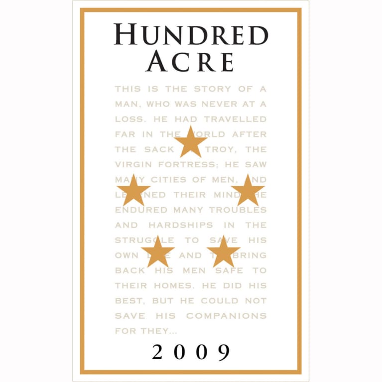 Hundred Acre Cabernet Sauvignon Kayli Morgan Vineyard 2009 750ml - 1