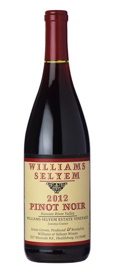 Williams Selyem Estate Vineyard Pinot Noir 2012 750ml - 1