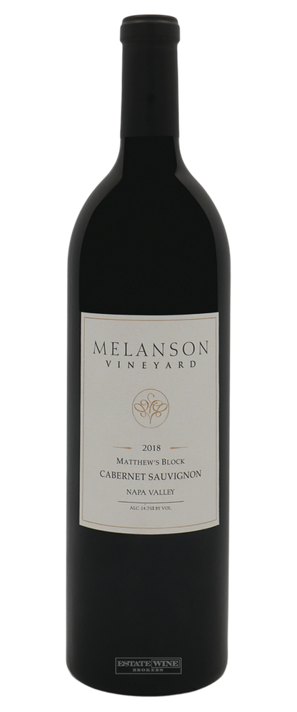 Melanson Vineyard Cabernet Sauvignon Matthew's Block Napa Valley 2018 750ml - 1