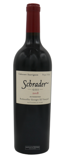Schrader GIII Cabernet Sauvignon Beckstoffer Georges III Vineyard Napa Valley 2018 750ml - 1