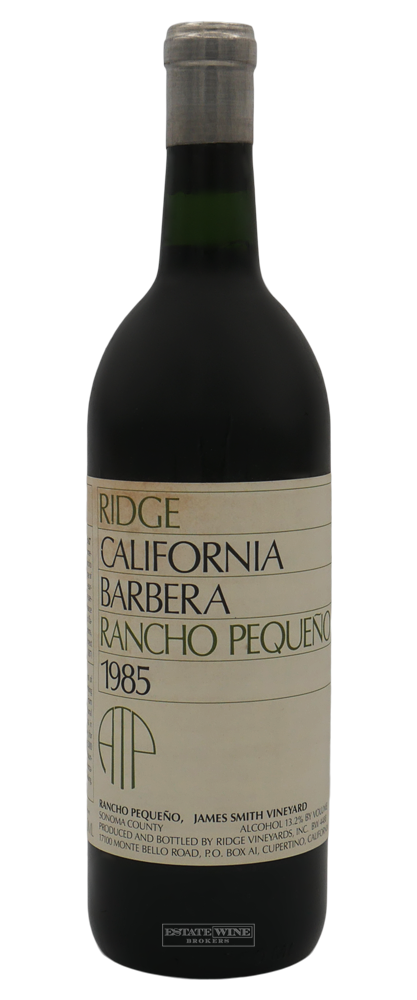 Ridge Barbera Rancho Pequeno Sonoma County 1985 750ml - 3