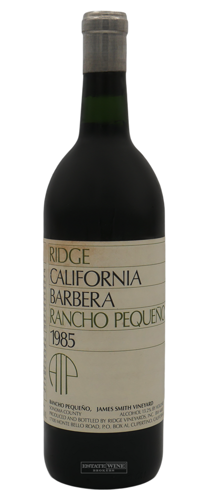 Ridge Barbera Rancho Pequeno Sonoma County 1985 750ml - 1