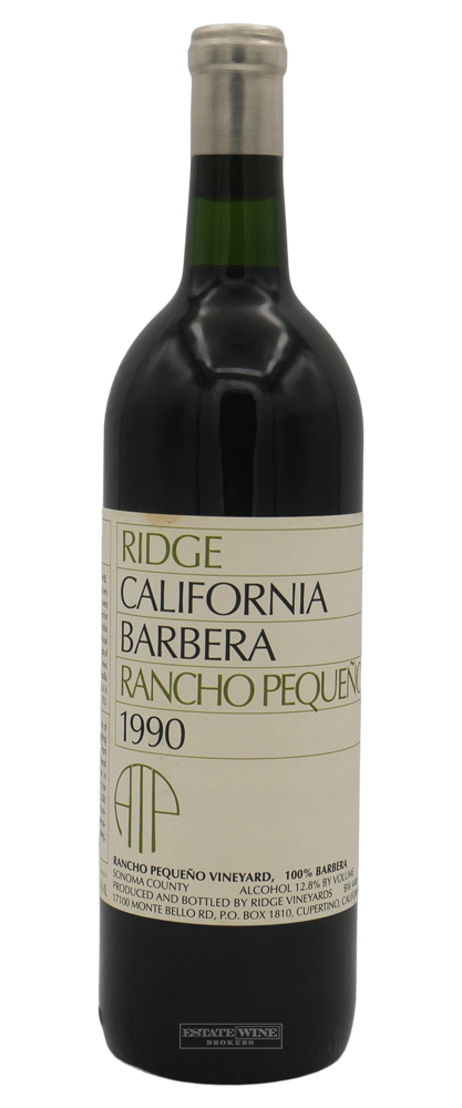 Ridge Barbera Rancho Pequeno Sonoma County 1990 750ml - 1