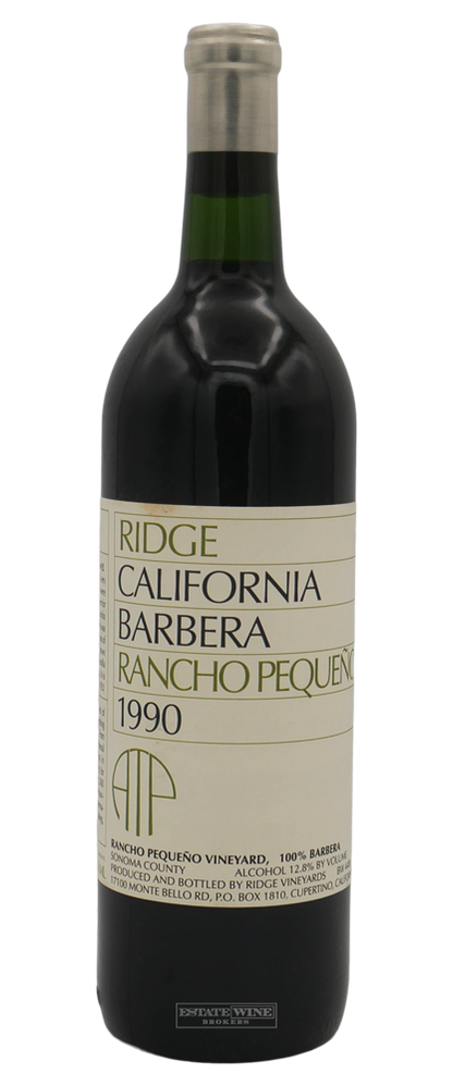 Ridge Barbera Rancho Pequeno Sonoma County 1990 750ml - 2