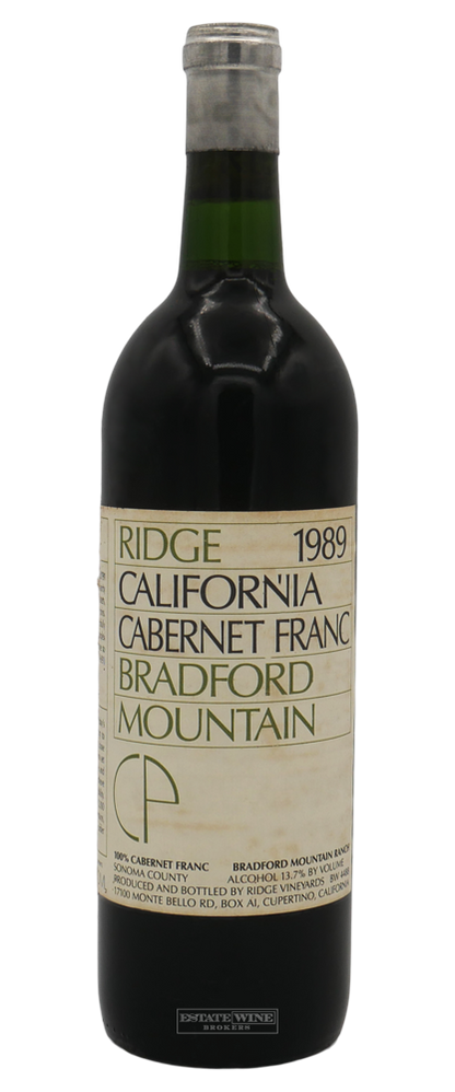 Ridge Cabernet Franc Bradford Mountain Sonoma County 1989 750ml - 2
