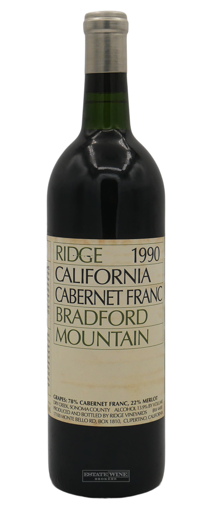 Ridge Cabernet Franc Bradford Mountain Sonoma County 1990 750ml - 3