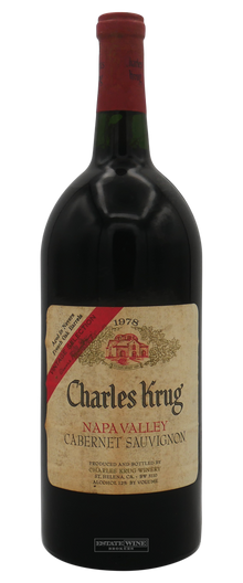 Charles Krug Winery Cabernet Sauvignon Vintage Selection Napa Valley 1978 1500ml - 1