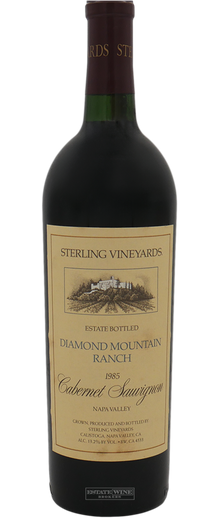 Sterling Vineyards Cabernet Sauvignon Diamond Mountain Ranch Vineyard Napa Valley 1985 750ml - 1