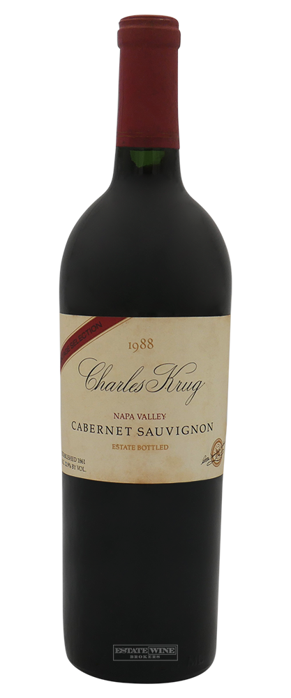 Charles Krug Winery Cabernet Sauvignon Vintage Selection Napa Valley 1988 750ml - 1