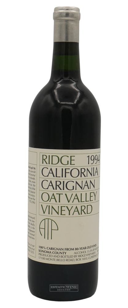Ridge Carignan Oat Valley Sonoma County 1994 750ml - 3