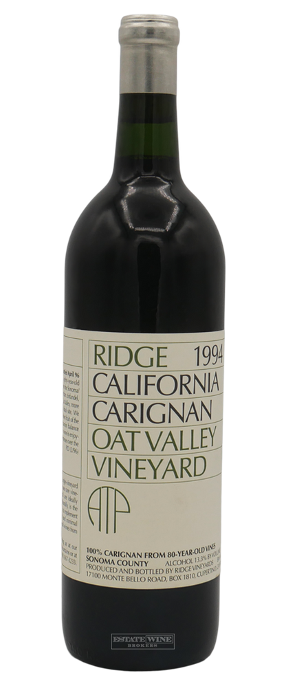 Ridge Carignan Oat Valley Sonoma County 1994 750ml - 3