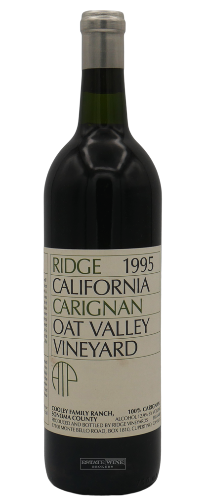 Ridge Carignane Oat Valley ATP Sonoma County 1995 750ml - 3