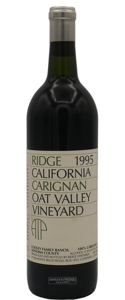 Ridge Carignane Oat Valley ATP Sonoma County 1995 750ml - 3