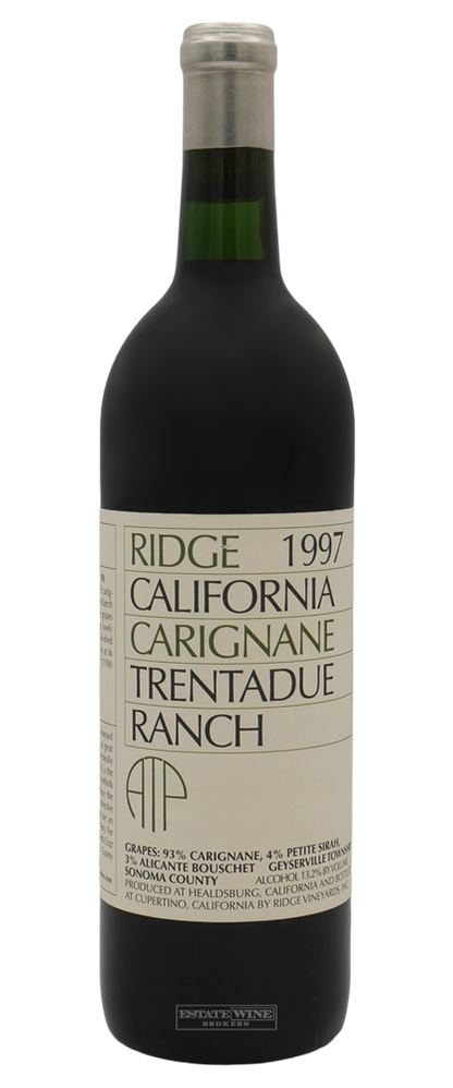 Ridge Carignane Trentadue Ranch ATP Sonoma County 1997 750ml - 3
