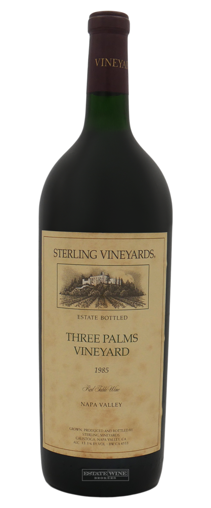 Sterling Vineyards Merlot Three Palms Vineyard Napa Valley 1985 1500ml - 1