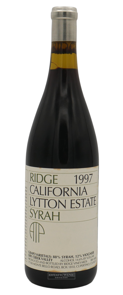 Ridge Syrah Lytton ATP Estate Dry Creek Valley 1997 750ml - 3