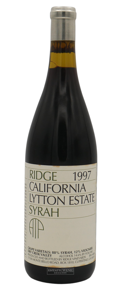 Ridge Syrah Lytton ATP Estate Dry Creek Valley 1997 750ml - 2