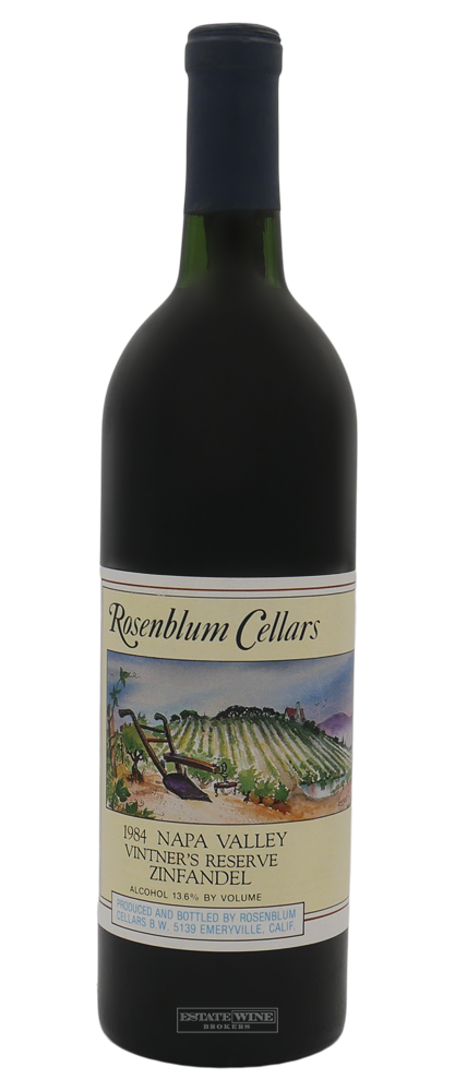 Rosenblum Cellars Zinfandel Vintner's Reserve 1984 750ml - 1