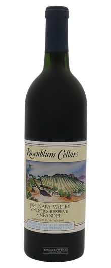 Rosenblum Cellars Zinfandel Vintner's Reserve 1984 750ml - 1