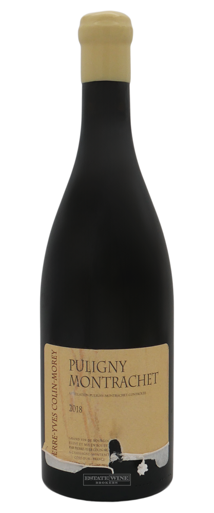 Pierre Yves Collin Morey Puligny Montrachet 2018 750ml [TORN AND STAINED] - 1