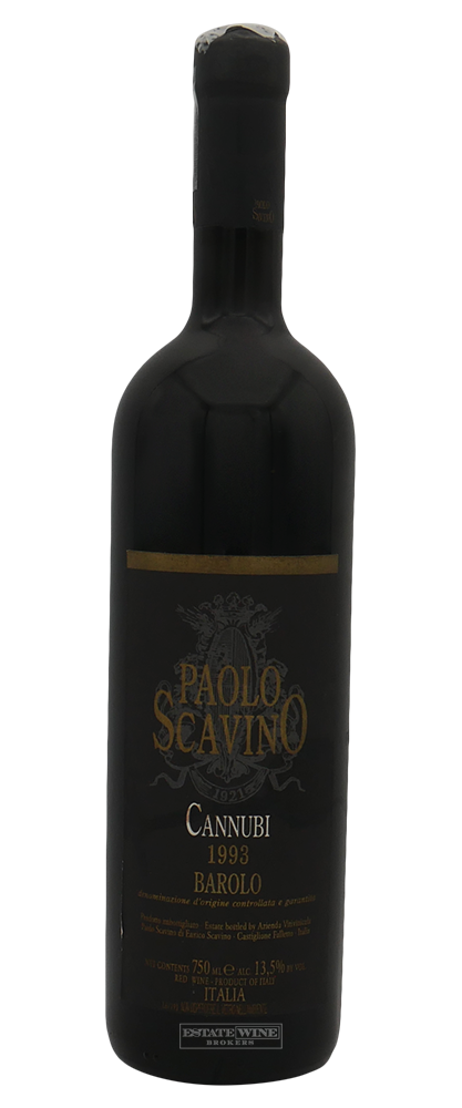 Paolo Scavino Barolo Cannubi 1993 750ml - 1