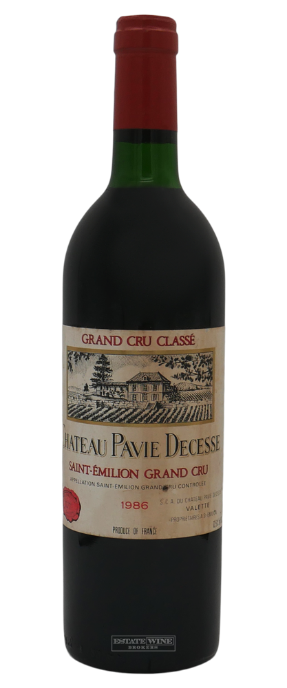 Pavie Decesse Saint Emilion Grand Cru 1986 750ml - 1