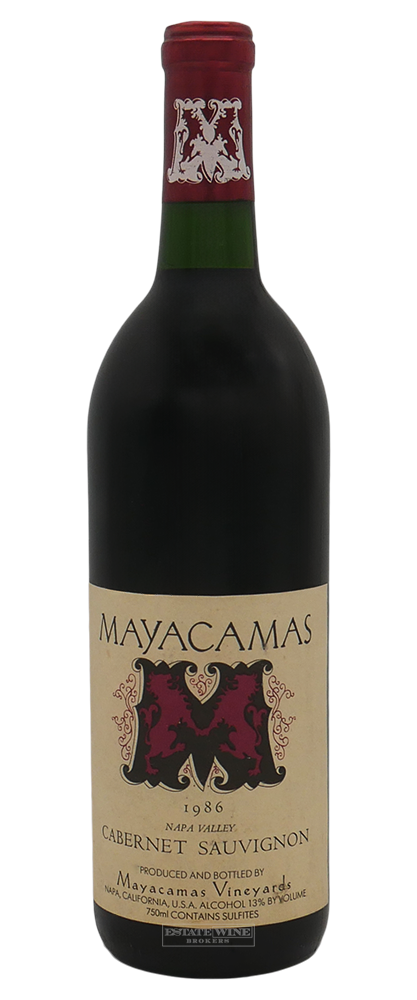 Mayacamas Cabernet Sauvignon Napa Valley 1986 750ml - 1