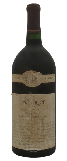 Beringer Vineyards Cabernet Sauvignon Private Reserve Napa Valley 1980 1500ml - 2
