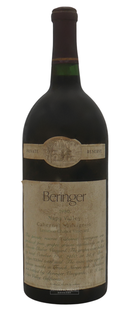 Beringer Vineyards Cabernet Sauvignon Private Reserve Napa Valley 1980 1500ml - 2
