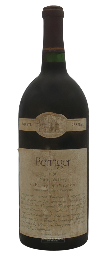 Beringer Vineyards Cabernet Sauvignon Private Reserve Napa Valley 1980 1500ml - 1