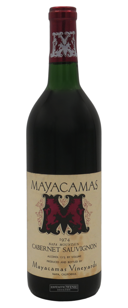 Mayacamas Vineyards Cabernet Sauvignon Mount Veeder 1974 750ml [HIGH SHOULDER] - 2
