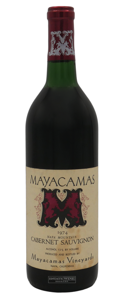 Mayacamas Vineyards Cabernet Sauvignon Mount Veeder 1974 750ml [HIGH SHOULDER] - 1