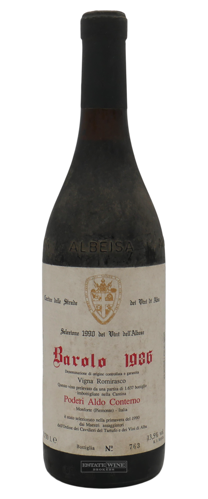 Aldo Conterno Barolo Bussia Cavaliere del Tartufo 1986 750ml - 2
