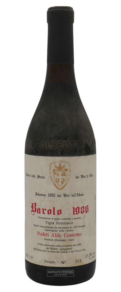 Aldo Conterno Barolo Bussia Cavaliere del Tartufo 1986 750ml - 2