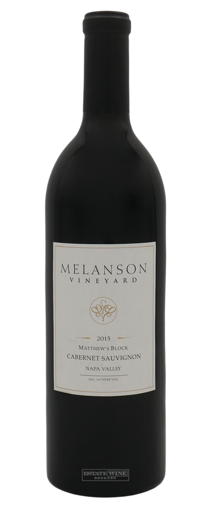 Melanson Vineyard Cabernet Sauvignon Matthew's Block Napa Valley 2015 750ml - 2