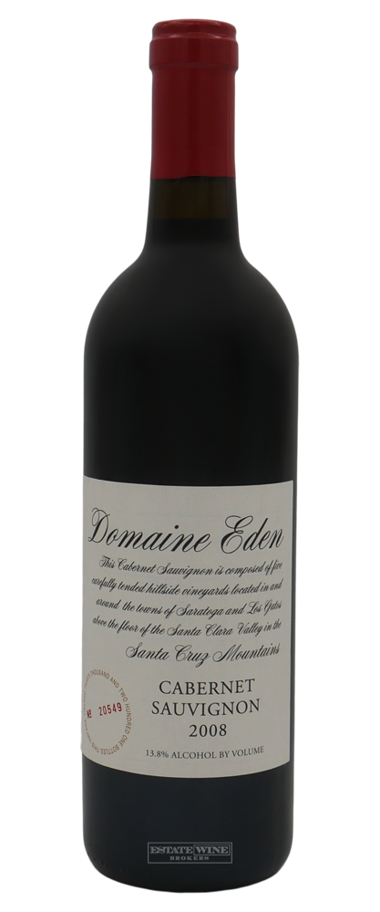 Mount Eden Vineyards Cabernet Sauvignon Domaine Eden Santa Cruz Mountains 2008 750ml - 1