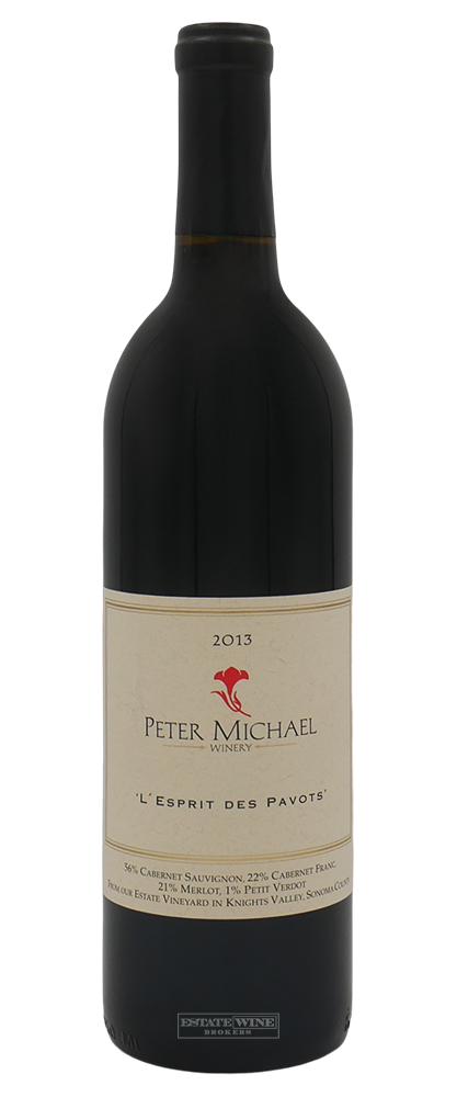 Peter Michael Cabernet Sauvignon L'Esprit des Pavots Knights Valley 2013 750ml - 2