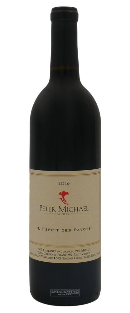 Peter Michael Cabernet Sauvignon L'Espirit des Pavots Knights Valley 2016 750ml - 1