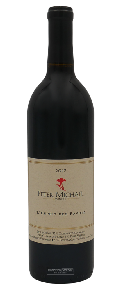 Peter Michael Cabernet Sauvignon L'Esprit des Pavots Knights Valley 2017 750ml - 1