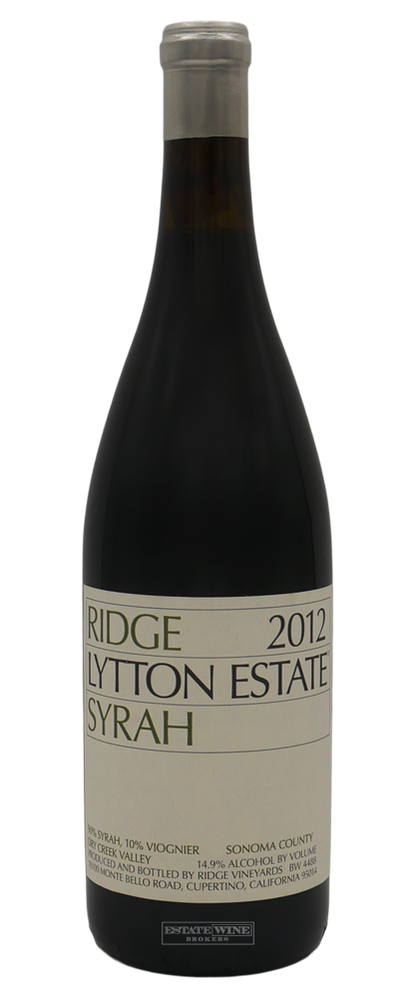 Ridge Lytton Estate Syrah Dry Creek Valley 2012 750ml - 1