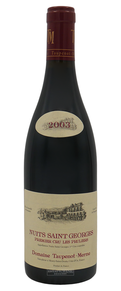 Domaine Taupenot Merme Nuits St Georges Les Pruliers 1er Cru 2003 750ml - 1