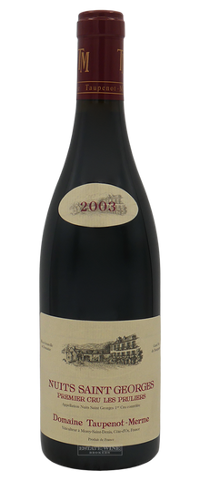 Domaine Taupenot Merme Nuits St Georges Les Pruliers 1er Cru 2003 750ml - 2