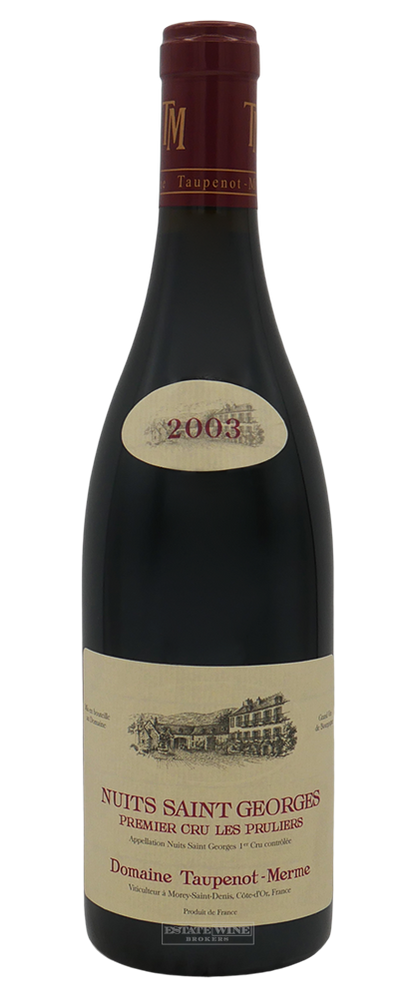 Domaine Taupenot Merme Nuits St Georges Les Pruliers 1er Cru 2003 750ml - 2