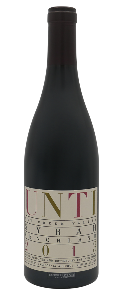 Unti Vineyards Syrah Benchland Dry Creek Valley 2013 750ml - 1