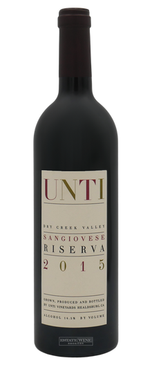 Unti Vineyard Sangiovese Riserva Dry Creek Valley 2015 750ml - 1