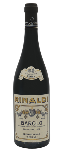 Giuseppe Rinaldi Barolo Brunate-Le Coste 2003 750ml - 1