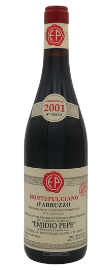 Emidio Pepe Montepulciano d'Abruzzo 2001 750ml - 1