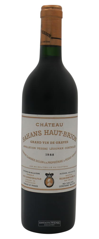 Bahans Haut Brion 1988 750ml - 1