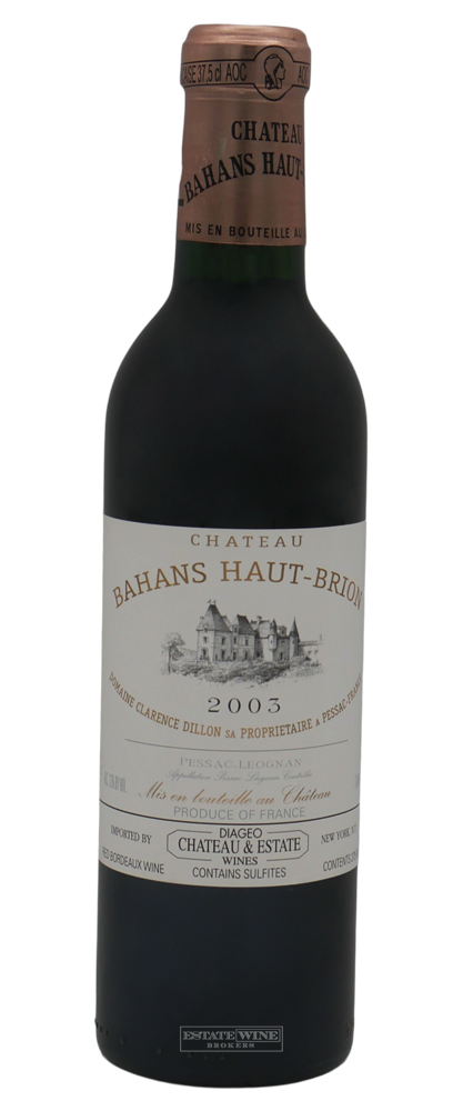Bahans Haut Brion 2003 375ml - 1